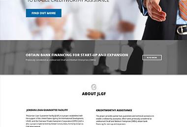 JLGF Website, a website for a commercial entity